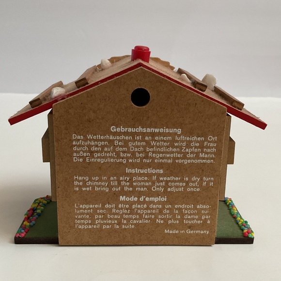 German Wood Black Forest weather house mushroom Made In Germany - Picture 4 of 10